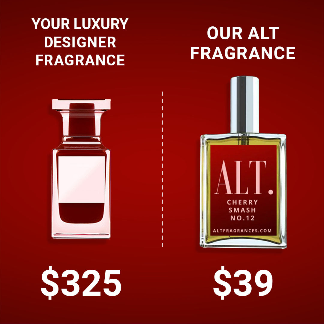 Luxury Designer Fragrance versus Cherry Smash Fragrance